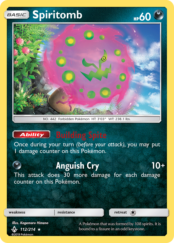 Spiritomb - Unbroken Bonds - #112 - Pokemon TCG card