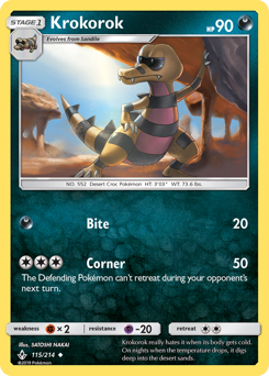 Krokorok #115 Krokorok - Unbroken Bonds - #115 - Pokemon TCG card