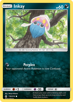 Inkay #118 Inkay - Unbroken Bonds - #118 - Pokemon TCG card