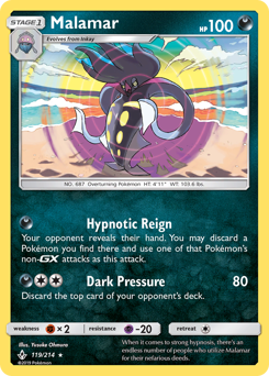Malamar - Unbroken Bonds - #119 - Pokemon TCG card