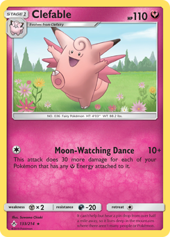 Clefable - Unbroken Bonds - #133 - Pokemon TCG card