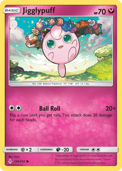 Jigglypuff - Unbroken Bonds - #134 - Pokemon TCG card
