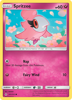 Spritzee #141 Spritzee - Unbroken Bonds - #141 - Pokemon TCG card