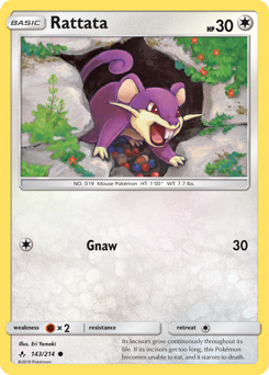 Rattata - Unbroken Bonds - #143 - Pokemon TCG card