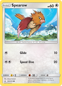 Spearow #145 Spearow - Unbroken Bonds - #145 - Pokemon TCG card