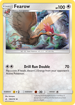 Fearow #146 Fearow - Unbroken Bonds - #146 - Pokemon TCG card