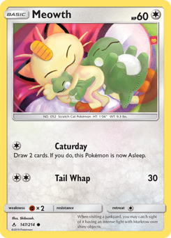 Meowth #147 Meowth - Unbroken Bonds - #147 - Pokemon TCG card