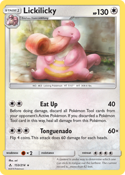 Lickilicky #153 Lickilicky - Unbroken Bonds - #153 - Pokemon TCG card