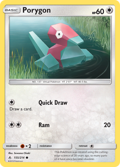 Porygon #155 Porygon - Unbroken Bonds - #155 - Pokemon TCG card