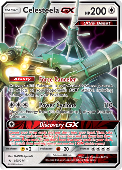 Celesteela-GX - Unbroken Bonds - #163 - Pokemon TCG card