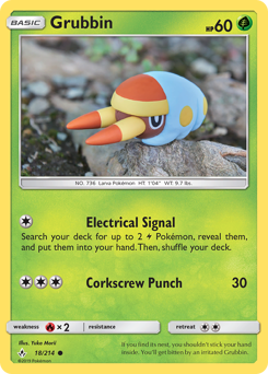 Grubbin #18 Grubbin - Unbroken Bonds - #18 - Pokemon TCG card