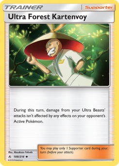 Ultra Forest Kartenvoy - Unbroken Bonds - #188 - Pokemon TCG card