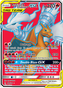 Reshiram & Charizard-GX #194 Reshiram & Charizard-GX - Unbroken Bonds - #194 - Pokemon TCG card