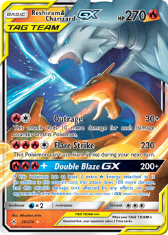 Reshiram & Charizard-GX #20 Reshiram & Charizard-GX - Unbroken Bonds - #20 - Pokemon TCG card