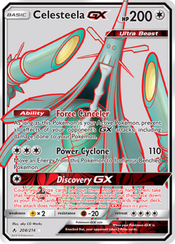 Celesteela-GX - Unbroken Bonds - #208 - Pokemon TCG card