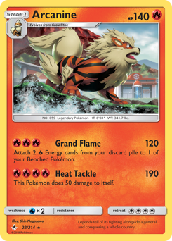 Arcanine #22 Arcanine - Unbroken Bonds - #22 - Pokemon TCG card