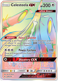 Celesteela-GX - Unbroken Bonds - #228 - Pokemon TCG card
