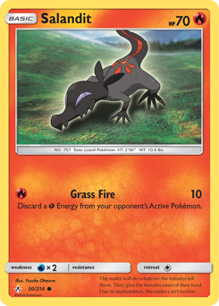 Salandit - Unbroken Bonds - #30 - Pokemon TCG card