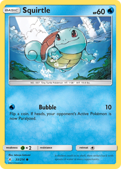 Squirtle #33 Squirtle - Unbroken Bonds - #33 - Pokemon TCG card