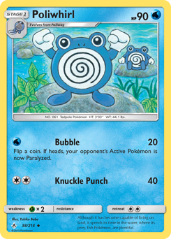 Poliwhirl #38 Poliwhirl - Unbroken Bonds - #38 - Pokemon TCG card