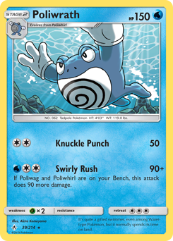 Poliwrath #39 Poliwrath - Unbroken Bonds - #39 - Pokemon TCG card