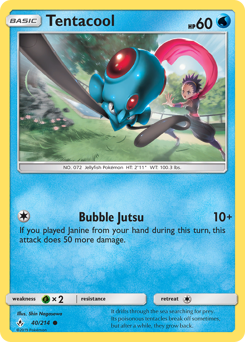 Tentacool - Unbroken Bonds - #40 - Pokemon TCG card