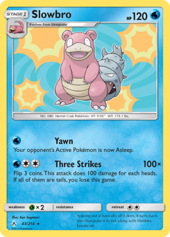 Slowbro - Unbroken Bonds - #43 - Pokemon TCG card
