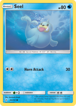 Seel #44 Seel - Unbroken Bonds - #44 - Pokemon TCG card