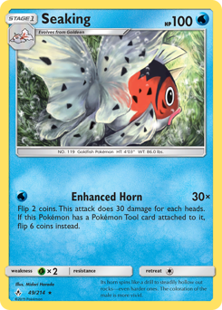 Seaking #49 Seaking - Unbroken Bonds - #49 - Pokemon TCG card