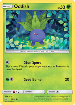 Oddish #5 Oddish - Unbroken Bonds - #5 - Pokemon TCG card