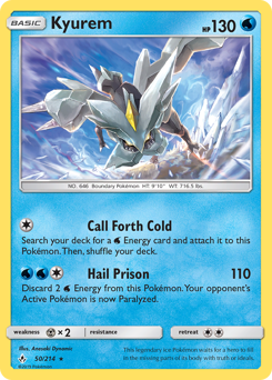 Kyurem #50 Kyurem - Unbroken Bonds - #50 - Pokemon TCG card