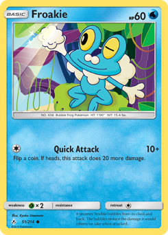 Froakie #51 Froakie - Unbroken Bonds - #51 - Pokemon TCG card