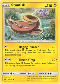 Stunfisk - Unbroken Bonds - #56 - Pokemon TCG card