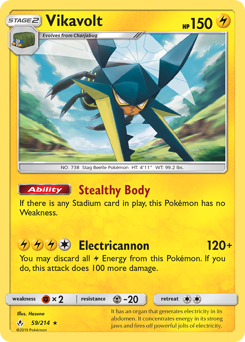 Vikavolt - Unbroken Bonds - #59 - Pokemon TCG card