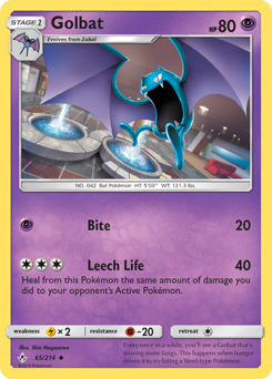Golbat - Unbroken Bonds - #65 - Pokemon TCG card