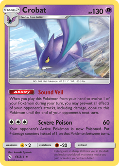 Crobat - Unbroken Bonds - #66 - Pokemon TCG card