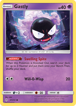 Gastly #67 Gastly - Unbroken Bonds - #67 - Pokemon TCG card
