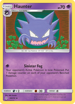 Haunter - Unbroken Bonds - #69 - Pokemon TCG card