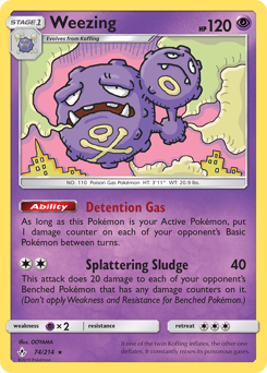 Weezing #74 Weezing - Unbroken Bonds - #74 - Pokemon TCG card
