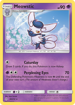 Meowstic #80 Meowstic - Unbroken Bonds - #80 - Pokemon TCG card