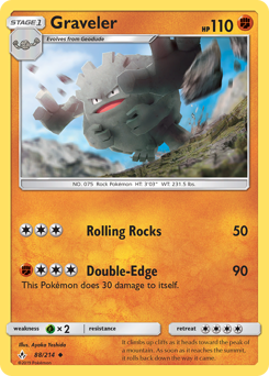 Graveler - Unbroken Bonds - #88 - Pokemon TCG card