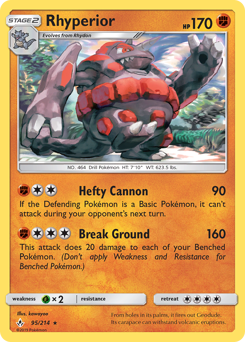 Rhyperior - Unbroken Bonds - #95 - Pokemon TCG card