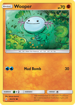 Wooper #96 Wooper - Unbroken Bonds - #96 - Pokemon TCG card