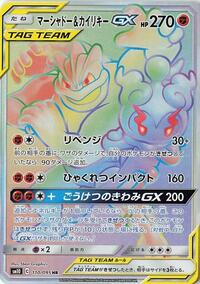 Marshadow & Machamp-GX - Double Blaze - #110 - Pokemon TCG card