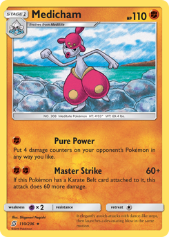Medicham #110 Medicham - Unified Minds - #110 - Pokemon TCG card