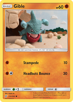 Gible #112 Gible - Unified Minds - #112 - Pokemon TCG card