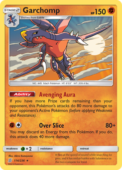 Garchomp #114 Garchomp - Unified Minds - #114 - Pokemon TCG card