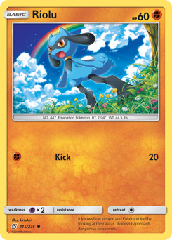 Riolu #115 Riolu - Unified Minds - #115 - Pokemon TCG card