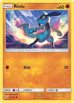 Riolu #116 Riolu - Unified Minds - #116 - Pokemon TCG card