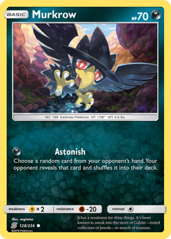 Murkrow #128 Murkrow - Unified Minds - #128 - Pokemon TCG card
